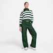 Nike Sportswear Woven Loose Pants High-Waisted Swoosh grün 23912 6