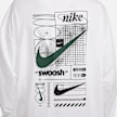 Nike   Sportswear Long Sleeve Boyfriend Tee Print Swoosh beż 23915 6
