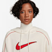 Nike Sportswear Oversized Fleece Pullover Swoosh beige 23934 3