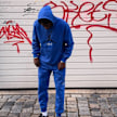 Jordan Essential Fleece Baseline Hoodie azul 23966 6