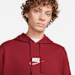 Nike Club + French Terry Pullover Hoodie LBR rot 24058 3