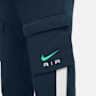 Nike Sportswear Air Cargo Fleece Pants BB niebieski 24318 5