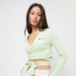 Karl Kani Chest Signature Essential Short Laced Longsleeve grün 24392 1