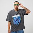 PEQUS Medusa Graphic T-Shirt szary 24428 1