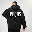 PEQUS Back Logo Hoodie noir 24435 1