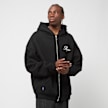 PEQUS Handwritten Logo Zip Hoodie negro 24436 1