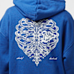 PEQUS Island of Heartbreaks Chrom Zip Hoodie bleu 24461 5