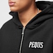 PEQUS Island of Heartbreaks Chrom Zip Hoodie schwarz 24462 3