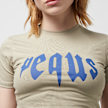 PEQUS Fitted Mythic Logo T-Shirt beige 24473 3