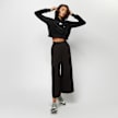 PEQUS Cropped Medusa Graphic Hoodie noir 24476 5