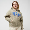 PEQUS Cropped Mythic Logo Zip Hoodie beż 24479 1