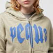 PEQUS Cropped Mythic Logo Zip Hoodie bež 24479 3