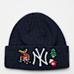 New Era Kids Tod Festive Cuff Knit MLB New York Yankees blau 24534 1