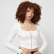 Sixth June Long Sleeve Corset Top weiß 24584 1
