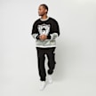 Mitchell & Ness NFL Satin Insert Fleece Crew Oakland Raiders schwarz 24598 5