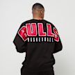Mitchell & Ness NBA Team First Satin Fleece Crew Chicago Bulls negro 24602 1