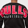 Mitchell & Ness NBA Team First Satin Fleece Crew Chicago Bulls negro 24602 5