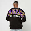 Mitchell & Ness NBA Team First Satin Fleece Crew Los Angeles Lakers schwarz 24603 1
