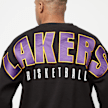 Mitchell & Ness NBA Team First Satin Fleece Crew Los Angeles Lakers schwarz 24603 5