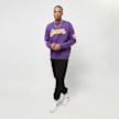 Mitchell & Ness NBA There and Back Fleece Crew Los Angeles Lakers fioletowy 24604 7