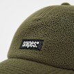 SNIPES Woven Label Basic Logo Polar Fleece 5-Panel Cap grün 24615 4