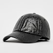 SNIPES Printed Fake Leather Pattern Baseball Cap noir 24616 1