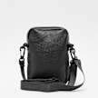 SNIPES Metal Badge Basic Logo Fake Leather Mobile Bag gris 24618 3