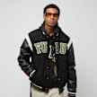 FUBU College Varsity Jacket schwarz 24626 1