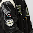 FUBU College Varsity Jacket schwarz 24626 5