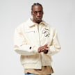 FUBU Initials Leather Coach Jacket negro 24627 1
