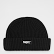 SNIPES Woven Label Basic Logo Fisherman Beanie zwart 24630 1