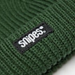 SNIPES Woven Label Basic Logo Fisherman Beanie groen 24631 3