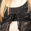 Karl Kani Chest Signature Front Tie Longsleeve schwarz 24715 3