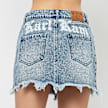 Karl Kani OG Old English Denim Skirt blauw 24719 4
