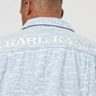 Karl Kani OG Denim Wavy Print Trucker Jacket bleu 24736 4