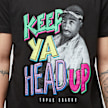 Artist by Mister Tee TuPac Keep Ya Head Up Tee czarny 24759 3