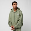 Karl Kani Chest Retro Oversized Zip Hoodie verde 24796 2