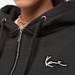 Karl Kani Small Signature Essential Crop Zip Hoodie noir 25034 3
