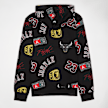 Jordan Junior Michael Jordan Essentials All Over Print Fleece Pullover crna 25223 2