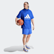 adidas Originals One Cotton Jersey T-Shirt bleu 25314 4