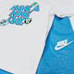 Nike Sportswear Short Sleeve Tee Fleece Pants Set (2 Piece) bleu 25325 3
