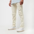 Smoke Rise Heavy Distressed Rip & Repair Denim Jean beige 25362 1
