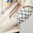 Smoke Rise Stencil & Graffiti Hoody beige 25382 4