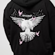 Upscale by Mister Tee Doves Oversize Zip Hoodie zwart 25390 3
