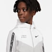 Nike   Sportswear Repeat Swoosh Full-Zip Hoodie blanc 25459 3