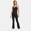 Nike Sportswear Chill Knits Mini-Ribbed Mid-Rise Flared Leggings negro 28244 5