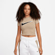 Nike   Sportswear Cropped T-Shirt beige 28253 1