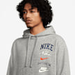 Nike Club Fleece Hoodie Stack Graphics grau 28265 3
