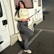 Sixth June Low Waist Nylon Parachute Pants cinzento 28462 5