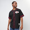 Mitchell & Ness Fashion Cotton Button Front Kansas City Chiefs preto 28514 1